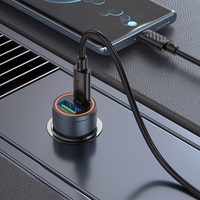 Car Laadija Hoco Z57A 30W USB-C/USB-A hall