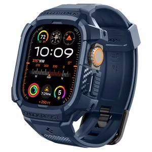 Spigen Rugged Armor Pro Ümbris jaoks Apple Watch Ultra 1 / 2 (49mm) - tumesinine