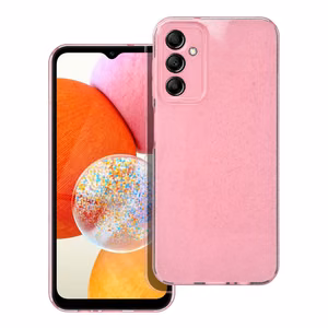 Ümbris jaoks Samsung A14 5G / A14 4G Clear Ümbris 2 mm Blink roosa