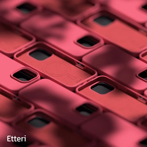 Etteri Silicone Mag ümbris iPhone 16 Pro Max 6,9" vaarikas