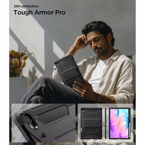 Spigen Tough Armor Pro  Samsung Galaxy Tab S12+ 12.6" ümbris, must
