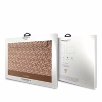 Guess GCube Stripes ümbris jaoks a 16" laptop - brown