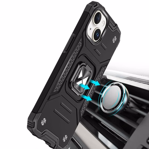 Wozinsky Ring Armor iPhone 15 Plus iPhone 15 Plus Ring Armor Ümbris - hõbedane