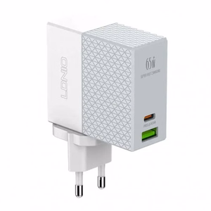 Laadija LDnio A2620C valge 65W (PD / QC3.0) + Type-C / Type-C 100cm kaabel