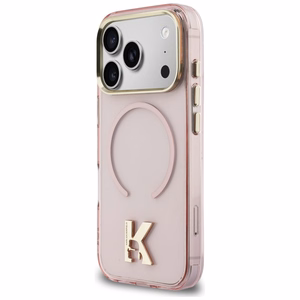 Karl Lagerfeld IML K Head Logo MagSafe Ümbris for iPhone 17 Pro Max - roosa