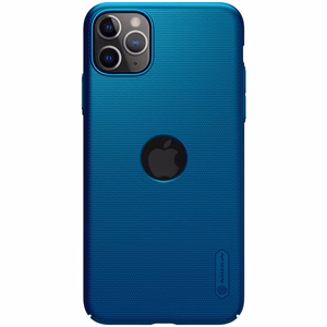 Nillkin Super Frosted Shield ümbris seadmele Apple iPhone 11 Pro Max, logoavaga, paabulinnusinine