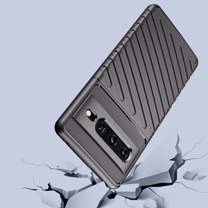 Thunder Case гибкий бронированный чехол для Google Pixel 7 Pro чёрный