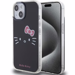 Hello Kitty IML Kitty Face ümbris jaoks iPhone 15 - must