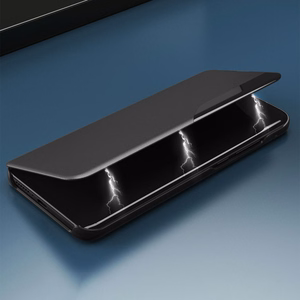Чехол-книжка Eco Leather View элегантный с функцией подставки Poco M4 Pro 5G красный