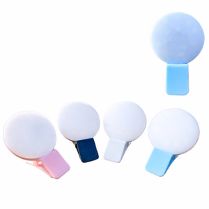 Lampa LED Ring do selfie na telefon MINI Q sinine