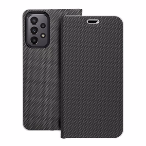 Flip чехол для Samsung A23 5G Luna Book Carbon черный