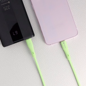 Кабель USB C to USB C Forcell F-Energy QC4.0 PD 3A 60W Silicone 1 m C344 зелёный