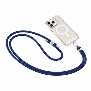 TECH-PROTECT C7S nöörist crossbody rihm tumesinine/hõbedane