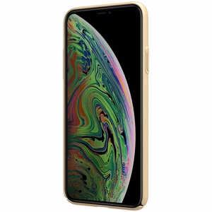 Nillkin Super Frosted Shield ümbris seadmele Apple iPhone 11 Pro, logoavaga, kuldne