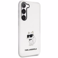 Karl Lagerfeld KLHCS23SHNCHTCT S23 S911 läbipaistev hardcase Ikonik Choupette