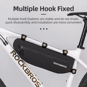 Rockbros AS-043 Velcro jalgrattakott, 3l - must
