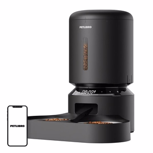 PETLIBRO Granary 5L Pet Food Dispenser with Double Bowl (Black)