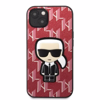 Karl Lagerfeld KLHCP13MPMNIKPI iPhone 13 6.1" hardcase punane/punane Monogram Ikonik Patch