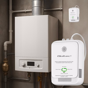 Qoltec 52576 vingugaasi andur | CO detektor | 85dB alarm | LED
