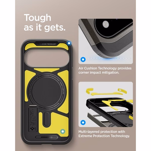 Spigen Tough Armor Mag MagSafe ümbris mudelile Google Pixel 11, tumehall