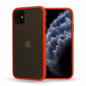 Vennus Color Button Bumper jaoks Samsung Galaxy A20S Punane