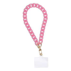PANAMA Phone lanyard, Phone pendant / cord length 40cm (20cm in the loop) / on wrist - roosa