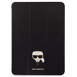 Karl Lagerfeld Saffiano Karl Head raamatümbris iPad Pro 11 tolli must