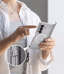 Ringke Fusion Magnetic MagSafe ümbris Samsung Galaxy Z Fold 8 Ultrale, läbipaistev