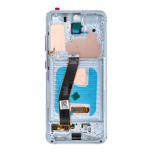 LCD Display jaoks SAMSUNG S20 4G sinine SOFT OLED with frame