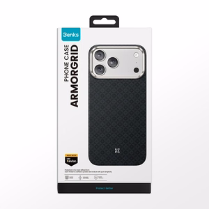 Must Benks Magnetic Armor Air Armor Grid 600D kevlari ja metallraamiga ümbris (C.K.FL.AP.BK.0073) mudelitele iPhone 18 Pro Max / iPhone 17 Pro Max