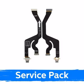 Laadimisport ühilduv seadmega Samsung S937 S25 Edge koos paindkaabli / plaadiga (Service Pack)