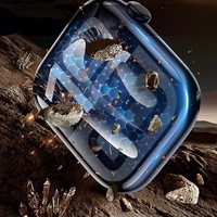 Tech-Protect Easy Set Flex+ 3-komplektiline karastatud klaas Apple Watch 46mm jaoks - must