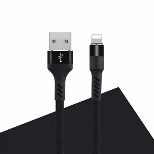 Maxlife MXUC-01 kaabel USB - Lightning 1,0 m 2A must nailon