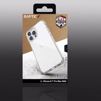 Raptic X-Doria Clear Case iPhone 14 Pro Max soomustatud läbipaistev kate