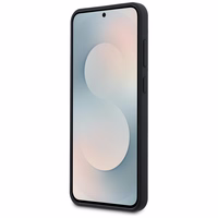 Karl Lagerfeld Silicone Karl & Choupette Heads MagSafe Ümbris jaoks Samsung Galaxy S25 FE - must