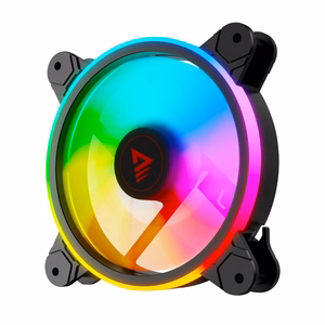 SAVIO FAN-01 4-osaline 120mm ARGB-ventilaatorite komplekt koos kontrolleri ja kaugjuhtimispuldiga