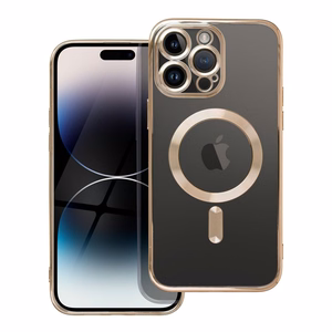 ELECTRO MAG COVER case compatible with MagSafe jaoks IPHONE 12 Pro kuldne
