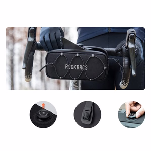 Rockbros TL001 ROAD TO SKY 1.9L veekindel jalgratta juhtraua kott - must