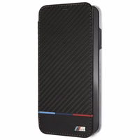 BMW Carbon Tricolor Stripe iPhone XS Max Ümbris - must