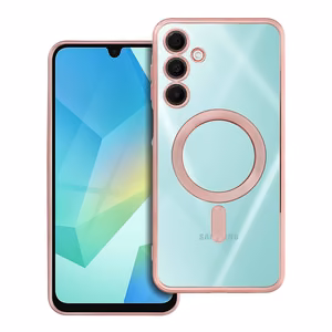 ELECTRO MAG COVER case compatible with MagSafe jaoks SAMSUNG A16 5G / A16 4G rose kuldne