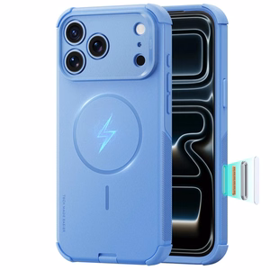 ESR Cyber Tough MagSafe ümbris mudelitele iPhone 18 Pro Max / 17 Pro Max, helesinine