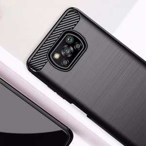 Ümbris jaoks Xiaomi POCO X3 Carbon must