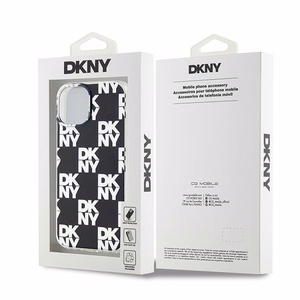 DKNY IML Checkered Mono Pattern ümbris jaoks iPhone 15 / 14 / 13 - must
