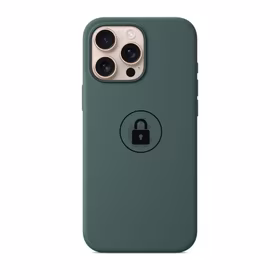 Ümbris "Silicone Case v2" iPhone 16 Pro Max / Järverohelise / pakendis