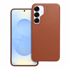 LEATHER MAG COVER ümbris jaoks SAMSUNG S25 PLUS brown