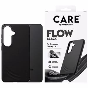 CARE by PanzerGlass Flow must QI ümbris Samsung Galaxy S26 - must