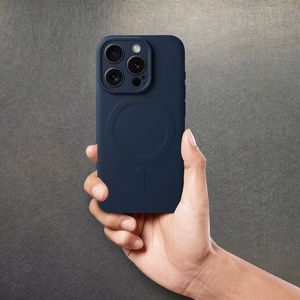 Чехол Samsung A27 Silicone Mag Cover совместимый с MagSafe (защита камеры) голубой