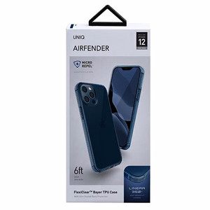 Uniq Air Fender ümbris iPhone 12 Pro Max'ile - sinine