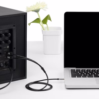 Vention 3.5mm Male to 2RCA Male Audio Cable 5M must Metal Type