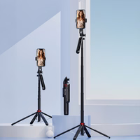Blavec Selfie Stick Aluminium Fusion P-09 tripod + remote control 1,8 metres (SSFP09-TRB18) must
